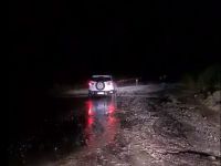 Las lluvias provocaron desbordes de arroyos entre Bariloche y El Bolsón